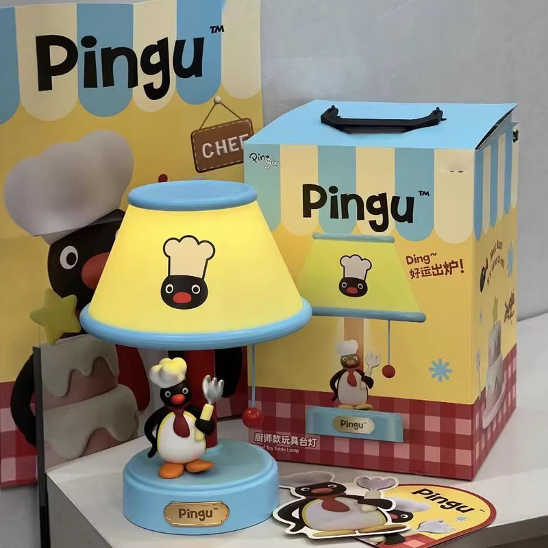 Bedroom Furniture - Nova Lâmpada Noturna Estilo Chef Pingu,