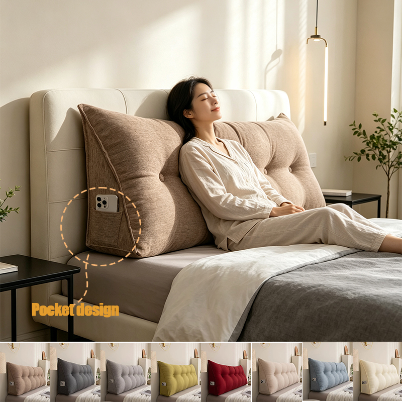 Headboard Cushion Backrest Tatami - Almofada Grande para Cabeceira, Encosto Tatami,
